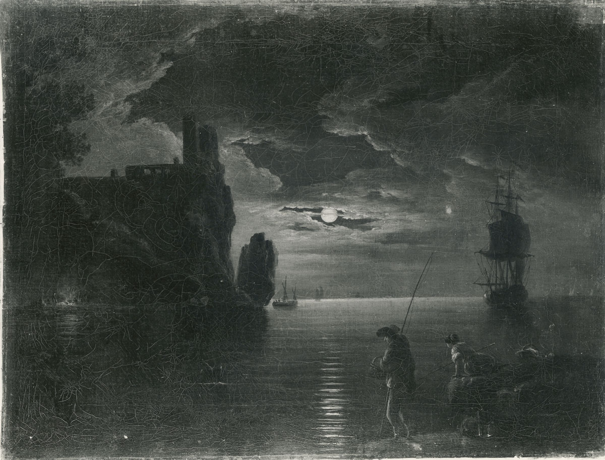 Marine au clair de lune